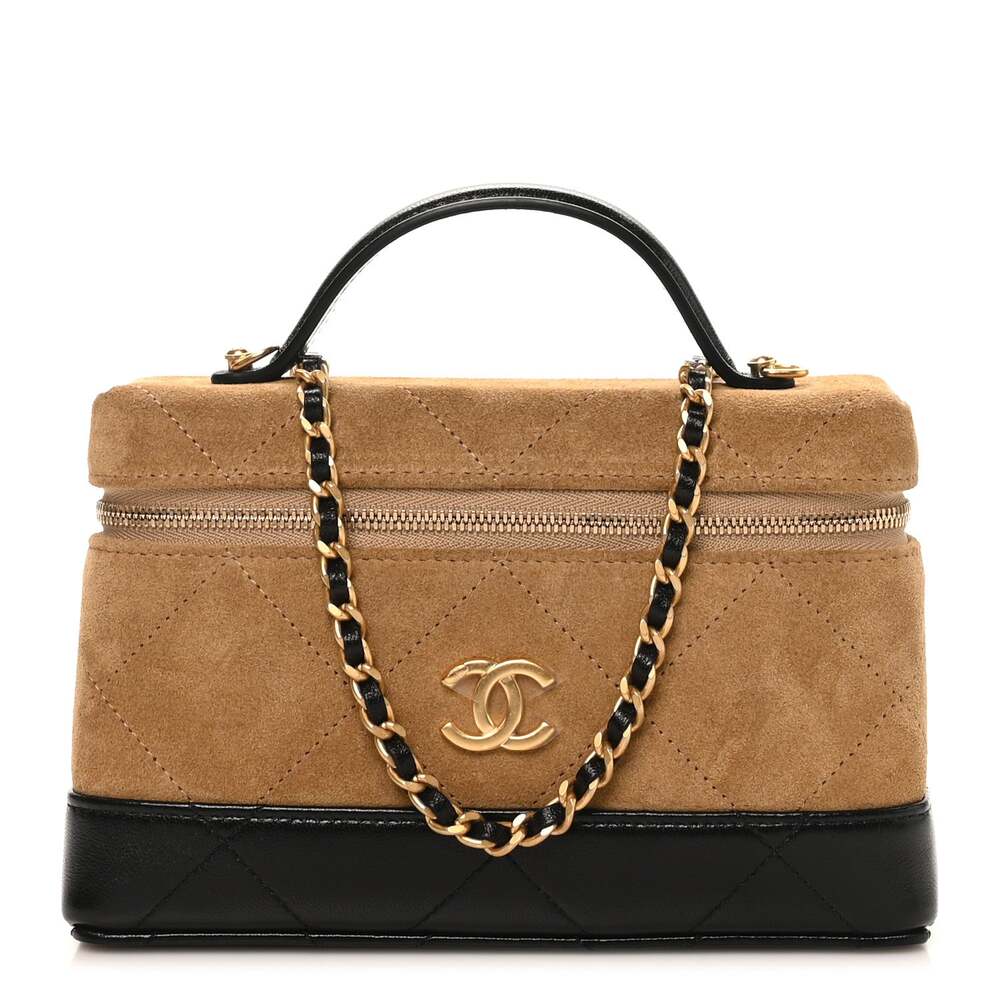 Chanel Suede Calfskin Shiny Lambskin #264804C52B